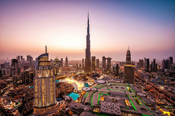 برج خلیفه دبی از جاهای دیدنی دبی